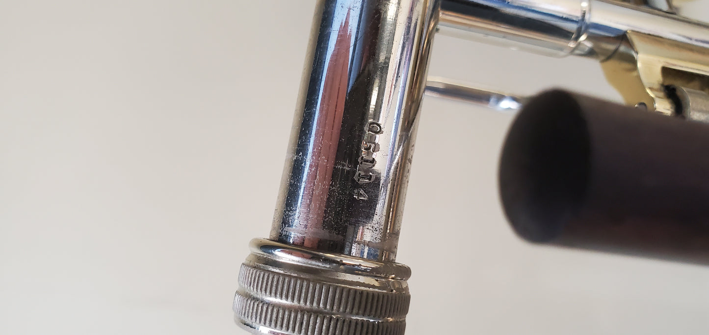 Used S.E. Shires Q30 F-Attachment Trombone with Traditional Rotor and Gold Brass Bell SN: Q5114
