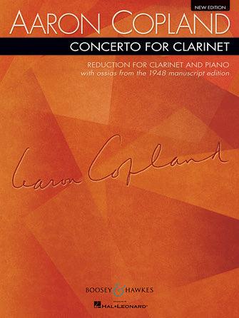 Copland Concerto for Clarinet Reduction for Clarinet and Piano - New Edition