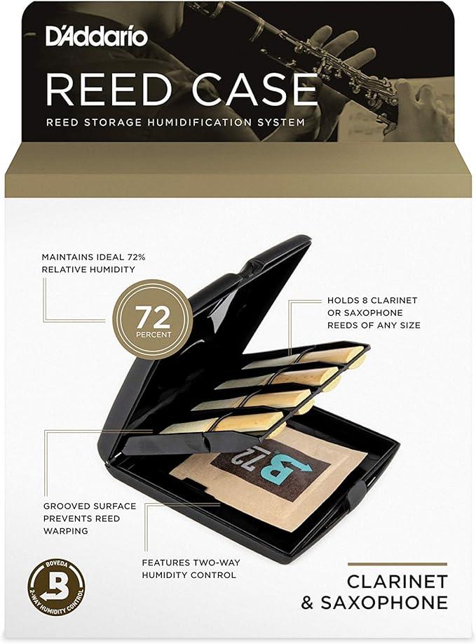 D’Addario Woodwinds Mulit-Reed Storage Case – Reed Storage Humidification System