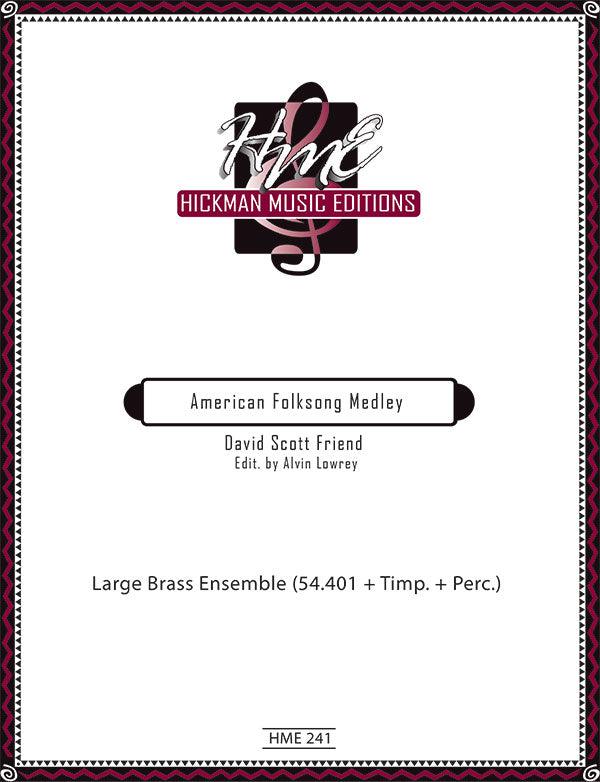 American Folk Song Medley for Large Brass Ensemble