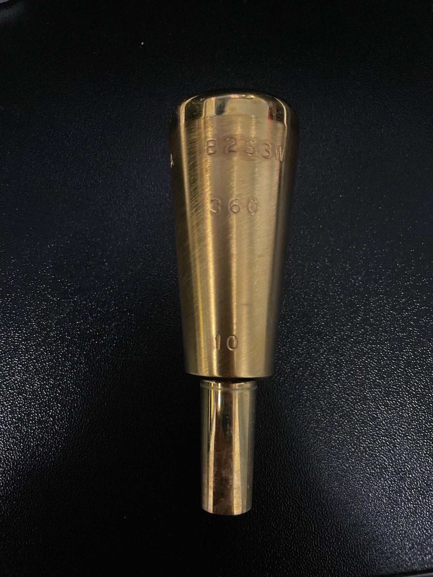 Used Mid Shank Monette Prana B2S3W Bb Trumpet Mouthpiece- Only Compatible With Monette Receiver