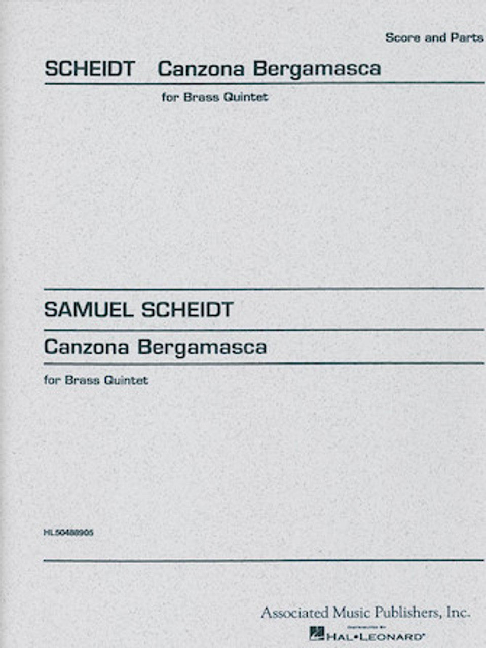Scheidt — Canzona Bergamasca