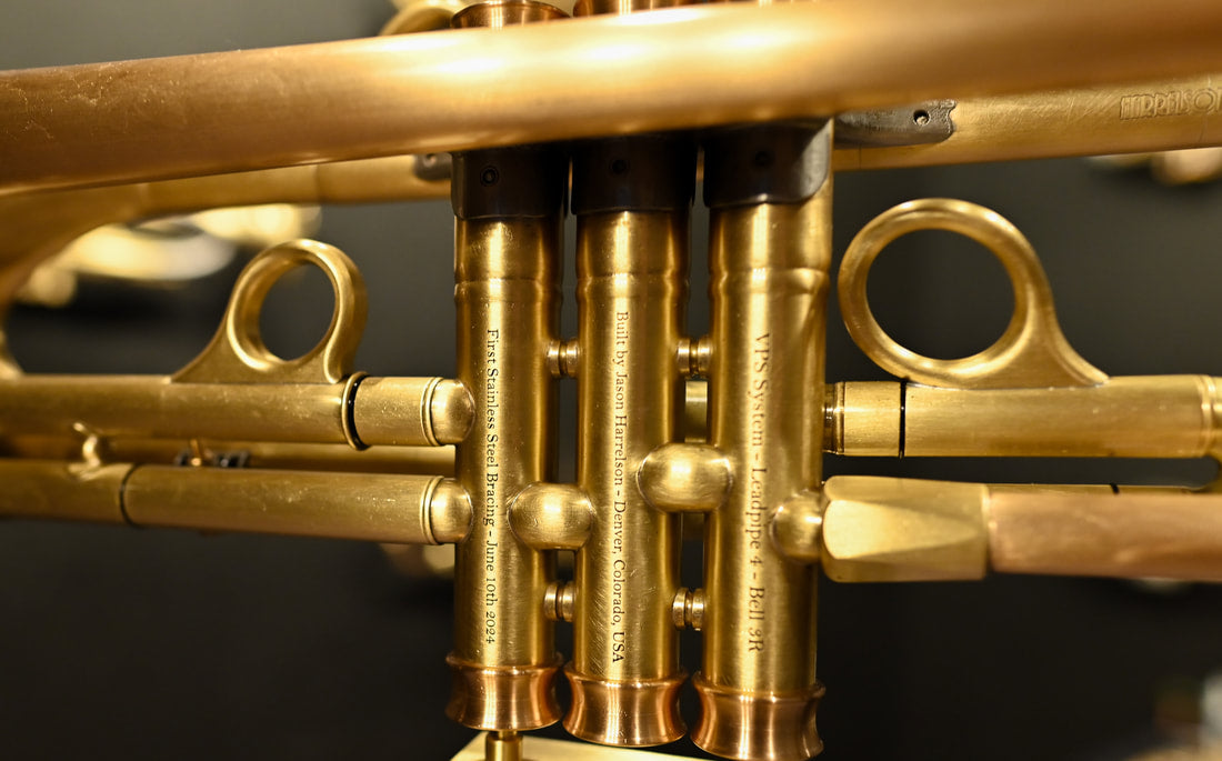 Harrelson VPS Summit 4/3R Bb Trumpet (Prototype Stainless Steel Bracing) SN: 6102024