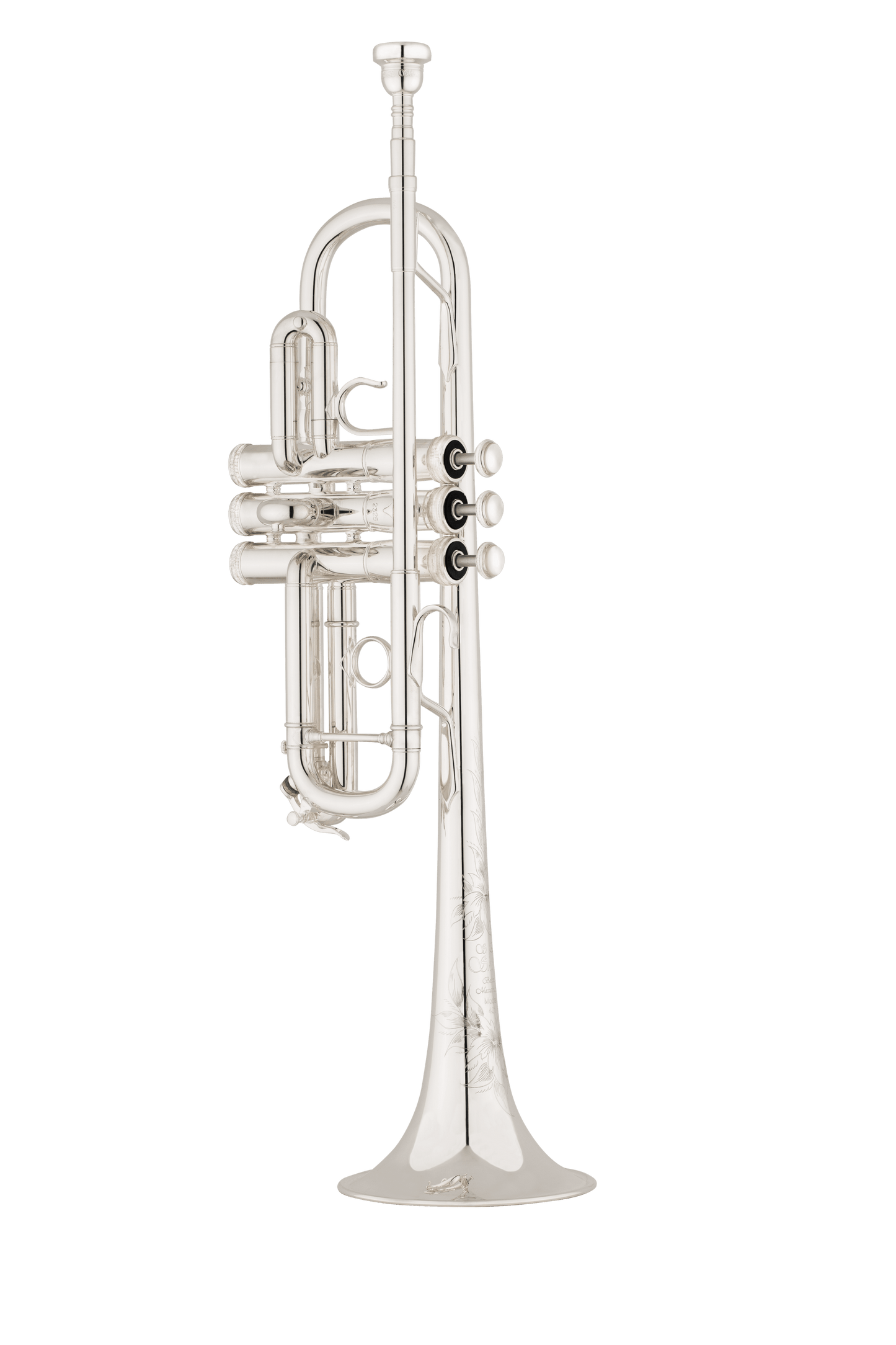 SE Shires Model 4S8 C Trumpet in Silver