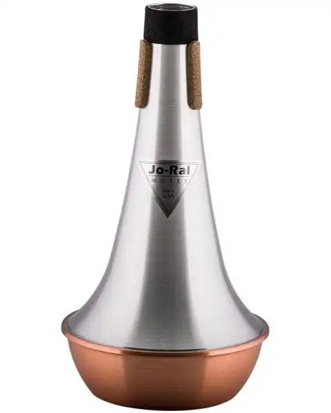 Jo-Ral Bass Trombone Straight Mute, Aluminum with Copper Bottom