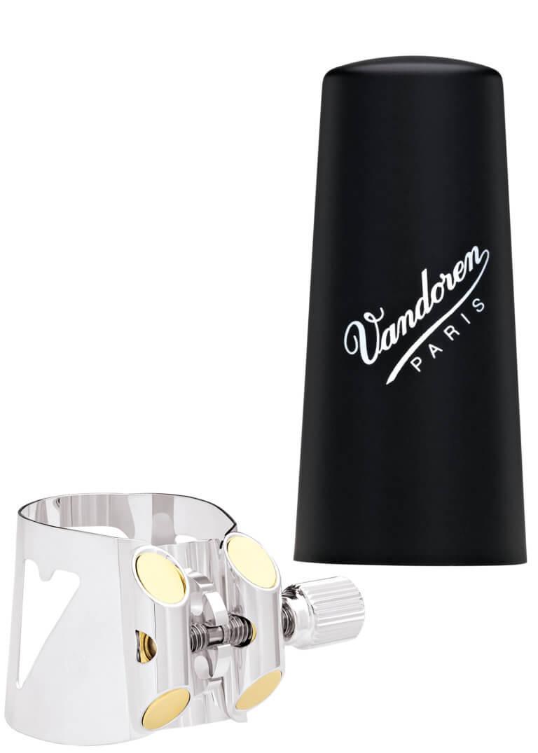 Vandoren Optimum Clarinet Ligature – Silver Plate