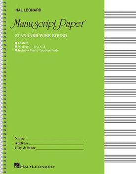 Wirebound Manuscript Paper