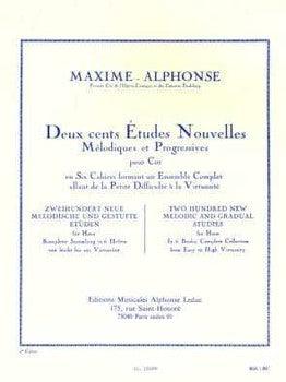 Alphonse / Maxime -- 200 New Melodic and Gradual Studies for Horn, Book 5