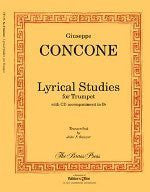 Concone, Lyrical Studies for Trumpet or Horn, Midi accompaniment download in Bb