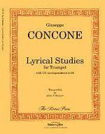 Concone, Lyrical Studies for Trumpet or Horn, Midi accompaniment download in Bb