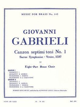 Gabrieli, Giovanni - Canzon septimi toni No. 1 for Eight-part Brass Choir