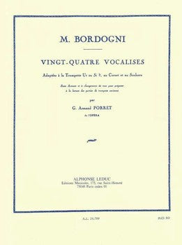 Bordogni/Porret -- 24 Vocalises adapted for Trumpet
