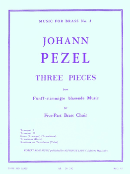 Pezel -- 3 Pieces for Brass Quintet