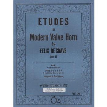 De Grave - Etudes for Modern Valve Horn (Complete)