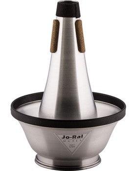 Jo-Ral Small Tenor Trombone Adjustable Cup Mute, Aluminum