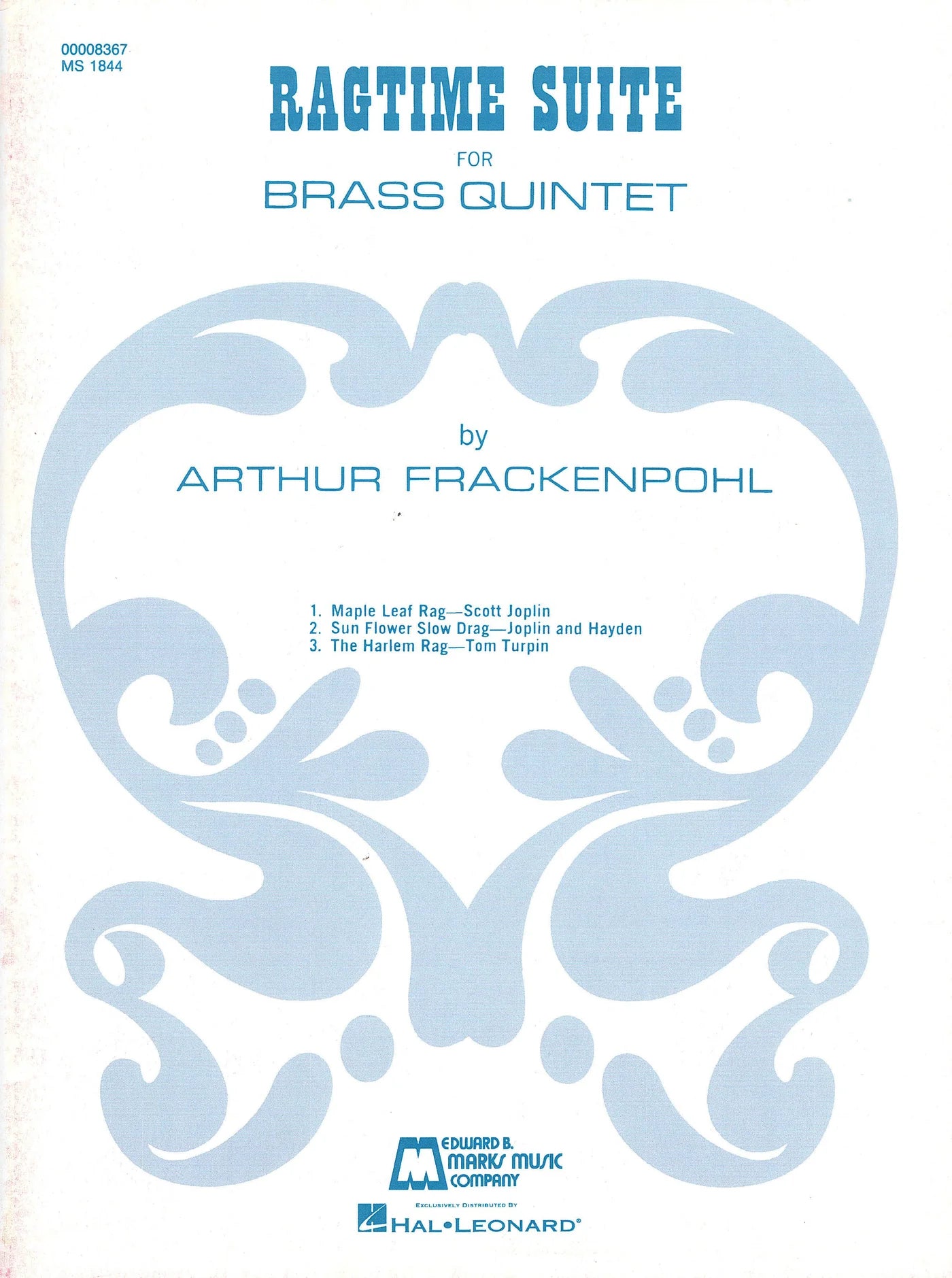 Frackenpohl, Arthur - Ragtime Suite for Brass Quintet