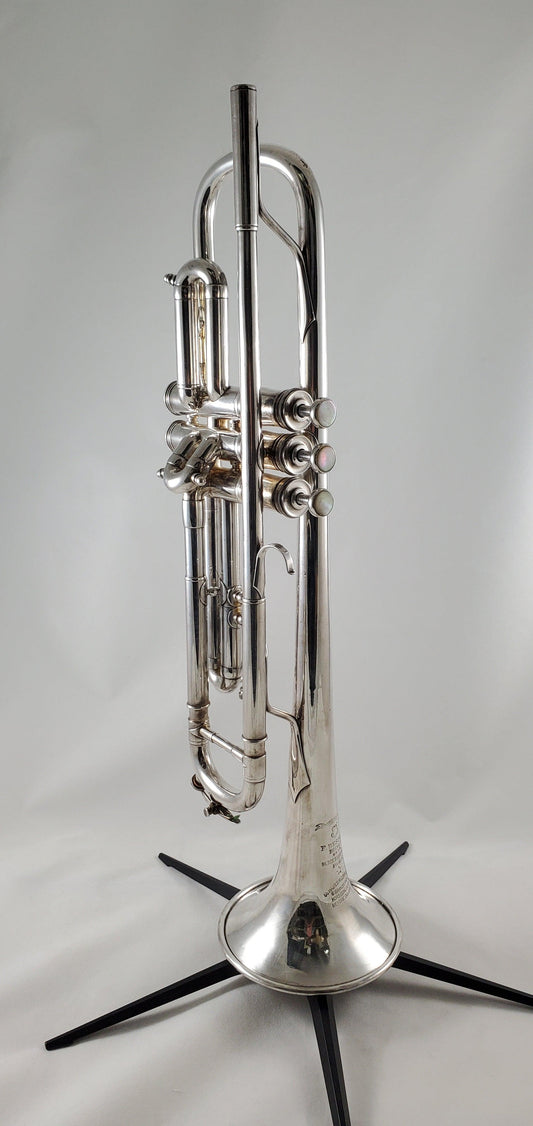 Used F. Besson Brevete Bb Trumpet in Silver SN: 92641