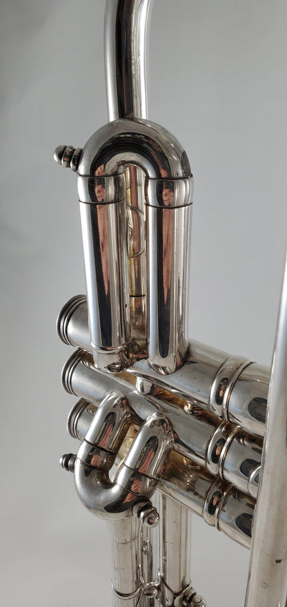 Used F. Besson Brevete Bb Trumpet in Silver SN: 92641