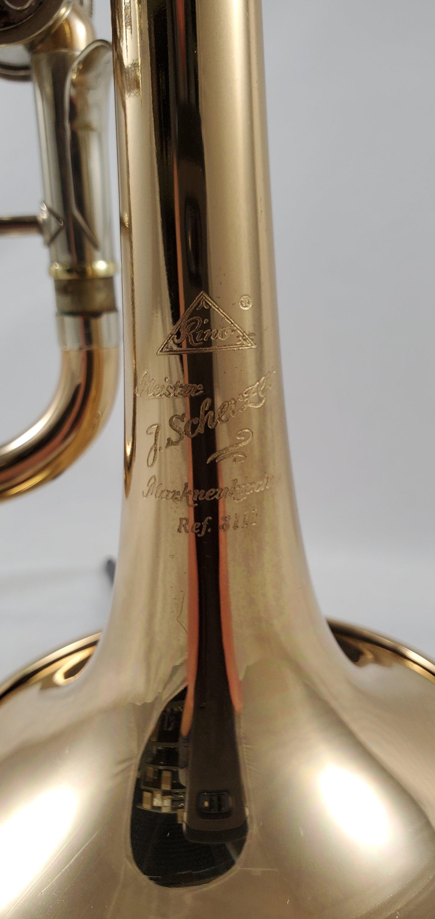 Used J. Scherzer 8111 Rotary Valve Piccolo Trumpet in Bb/A SN: 325270