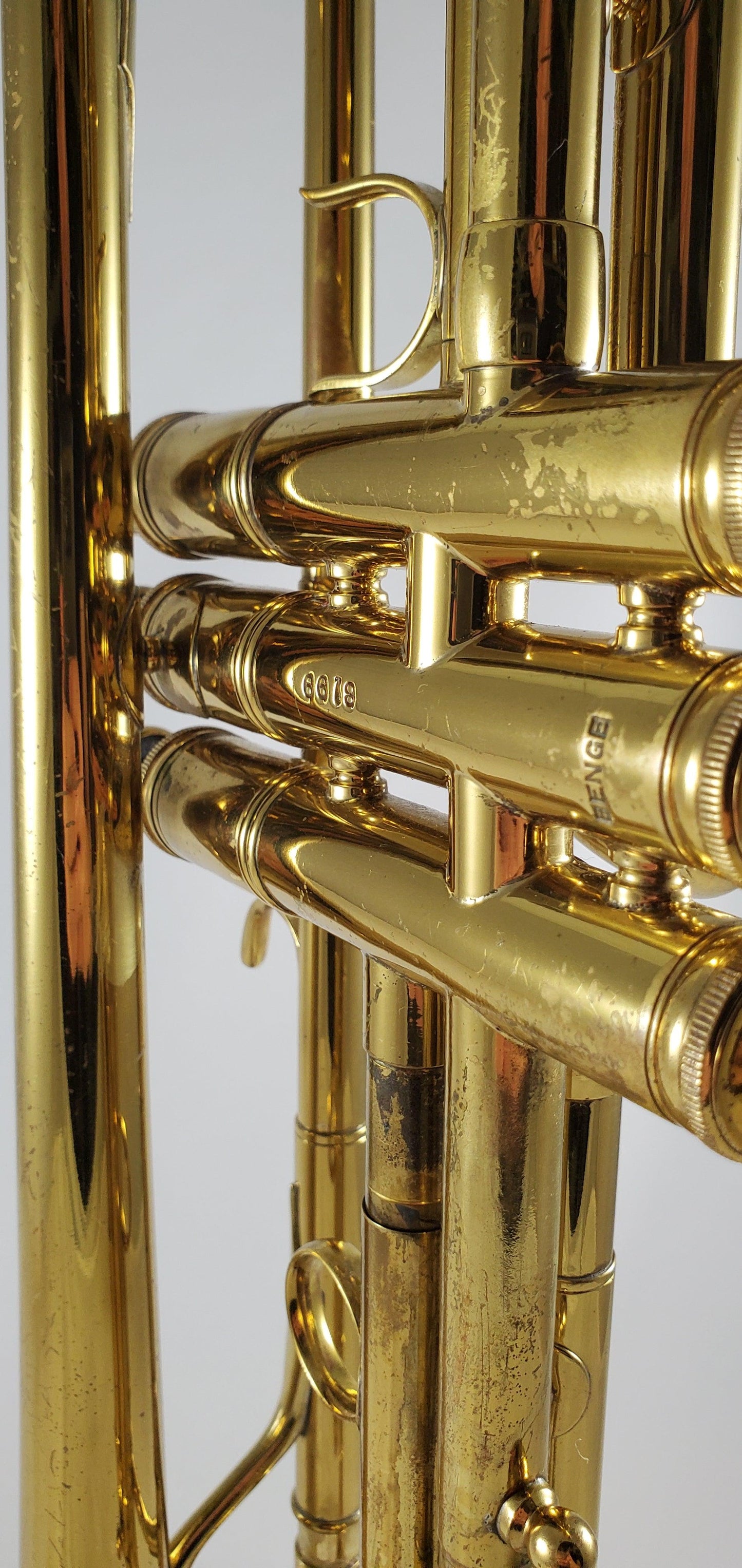 Used E-Benge Resno-Tempered Bell Bb Trumpet SN: 8199