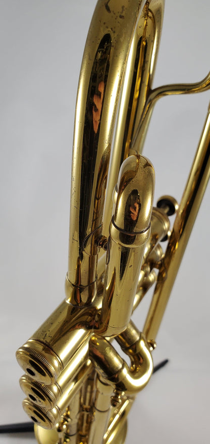 Used E-Benge Resno-Tempered Bell Bb Trumpet SN: 8199