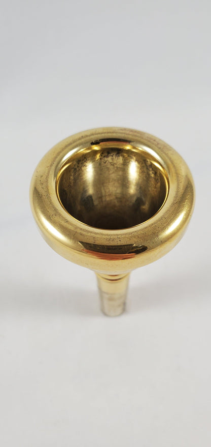 Used Vincent Bach Corp. 6 1/2AL Small-Shank Trombone Mouthpiece Gold-Plated