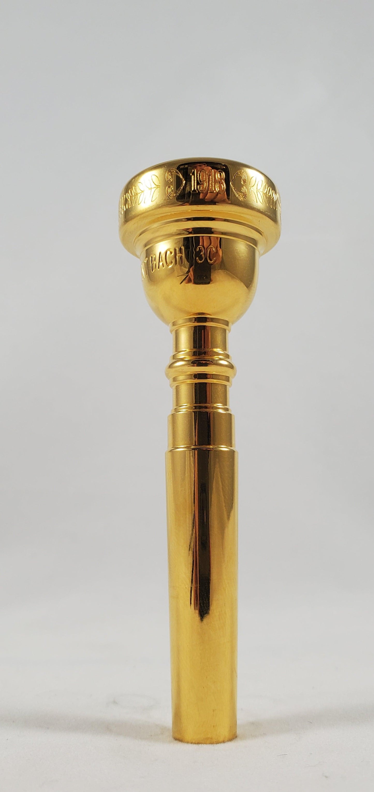 Used Bach 3C Centennial Trumpet Mouthpiece Gold-Plated