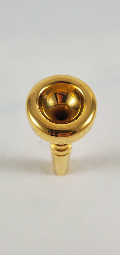 Used Bach 3C Centennial Trumpet Mouthpiece Gold-Plated