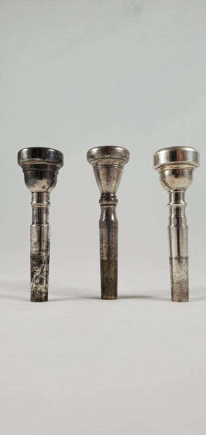 Used Lot of 3 Trumpet Mouthpieces