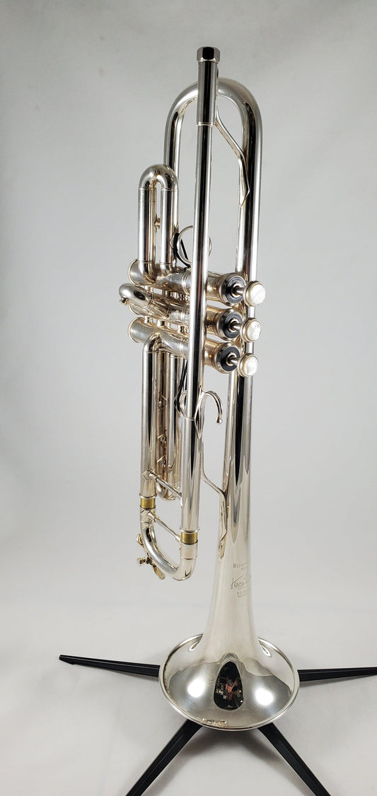 Used Bach 19072 MLV Bb Trumpet in Silver SN: 801526