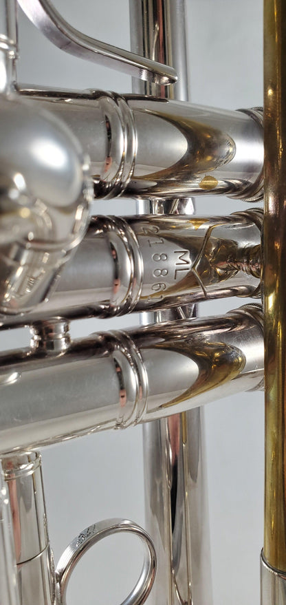 Used Bach Stradivarius Bb Trumpet Model #37 ML (#43 Leadpipe) SN: 218861