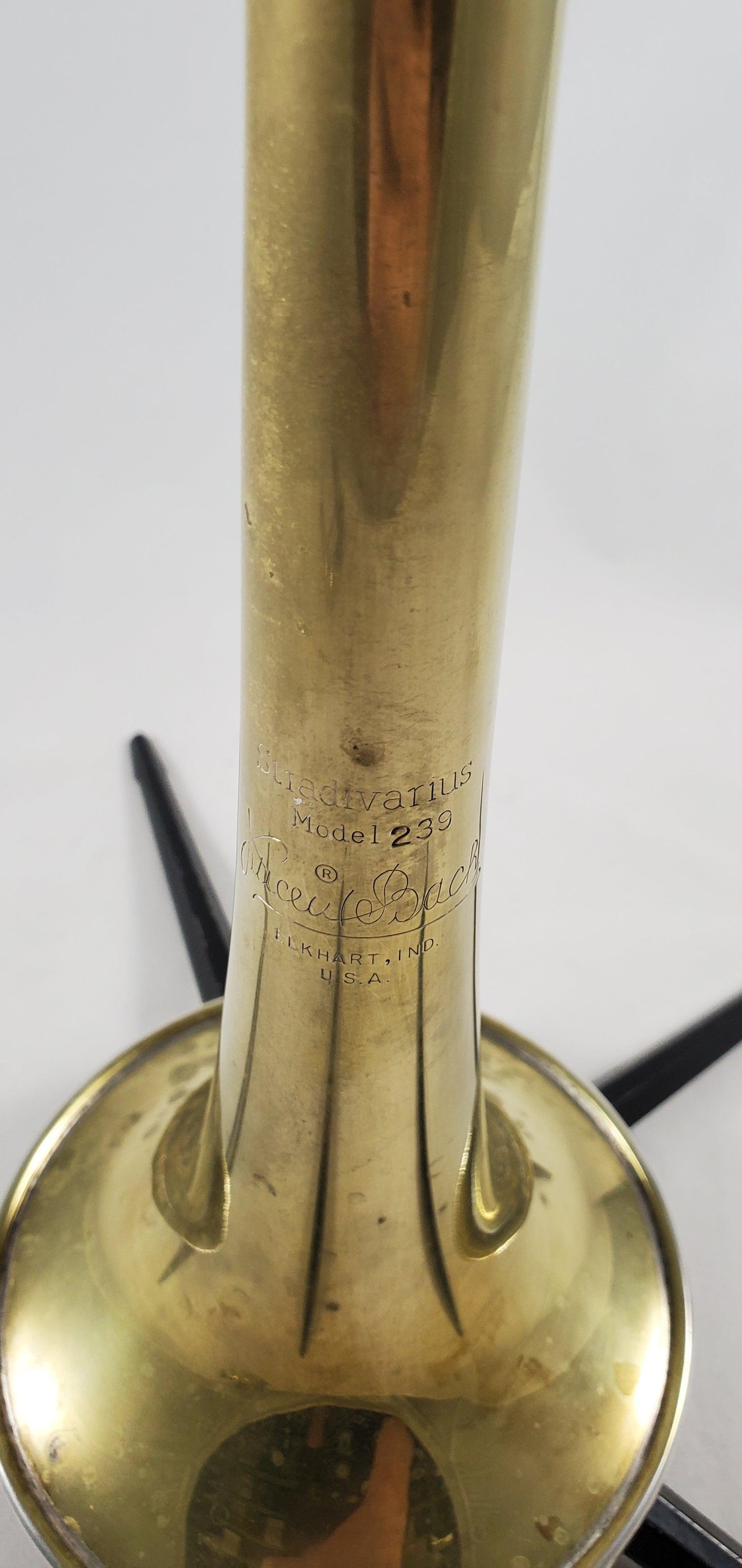 Used Malone Conversion Bach Eb/D Trumpet SN: 437485