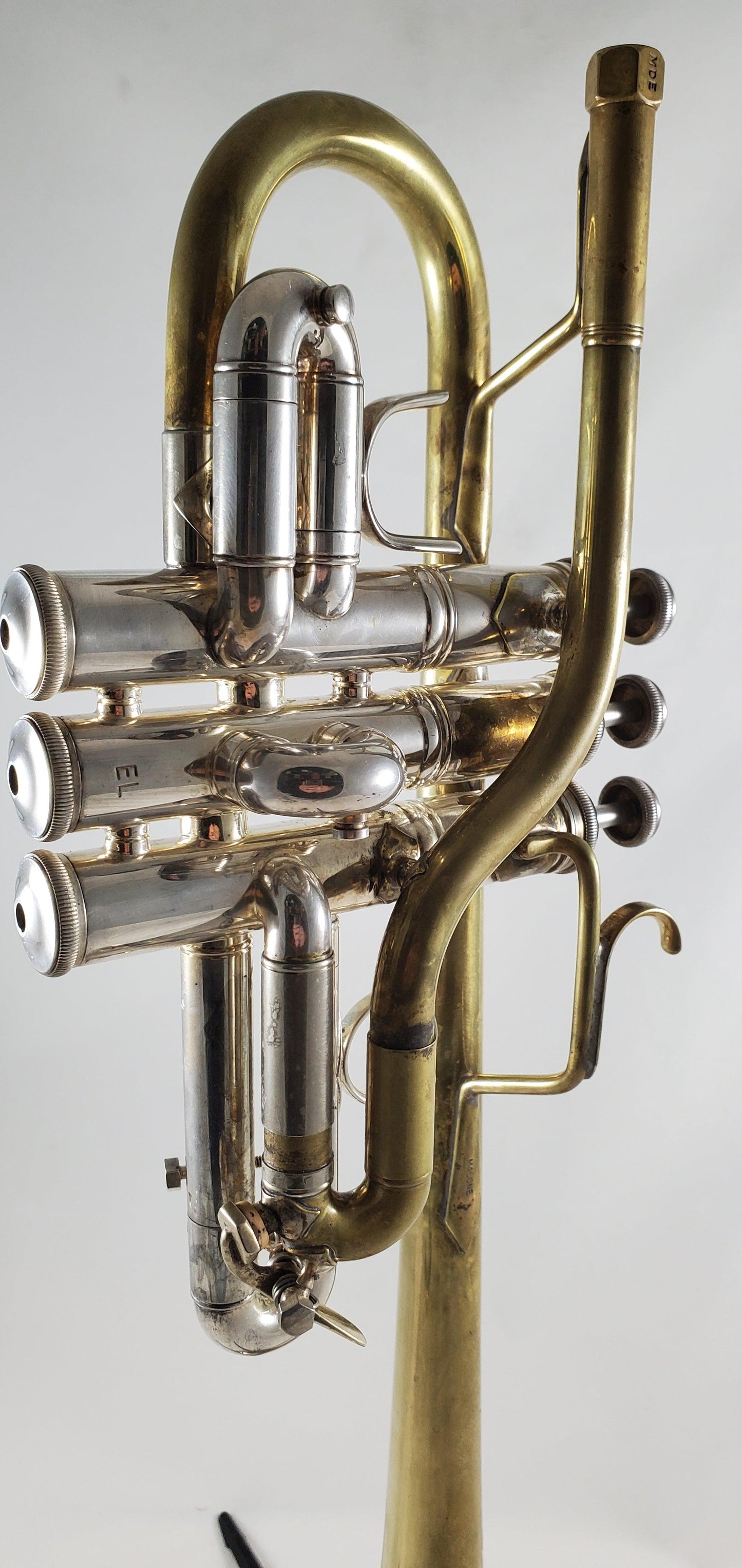 Used Malone Conversion Bach Eb/D Trumpet SN: 437485