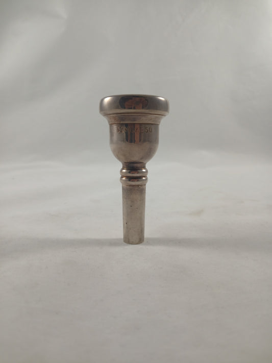 Used Schilke 50 Large Shank Trombone Mouthpiece