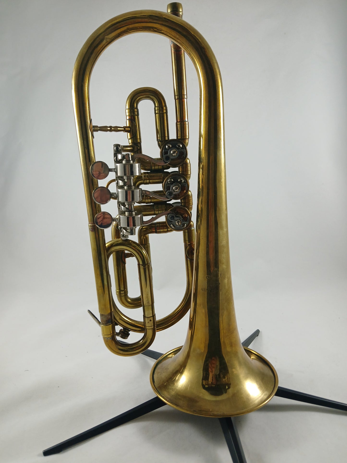 Used Russian Rotary Bb Trumpet SN 397-84r