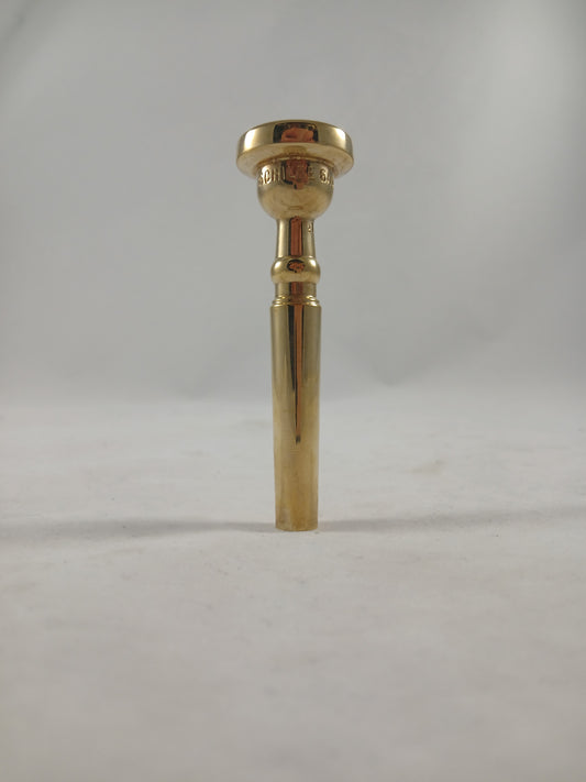 Used Schilke 6A4Z Gold Plated Trumpet Mouthpiece
