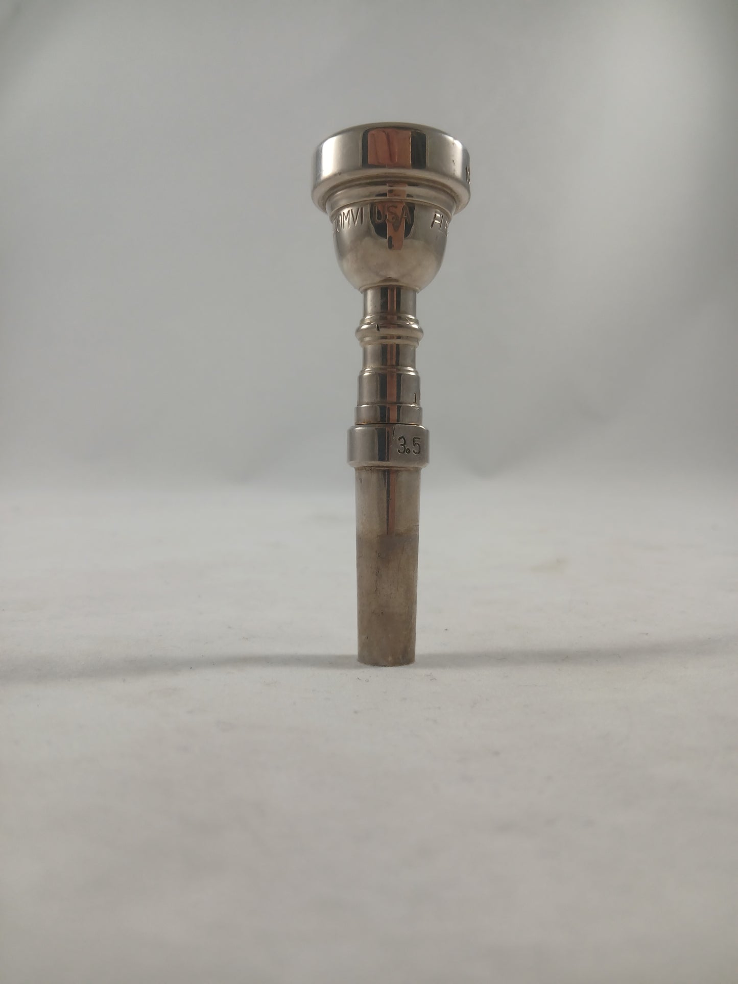 Used Stomvi Flex 1C Trumpet Mouthpiece with 3.5 Coupler