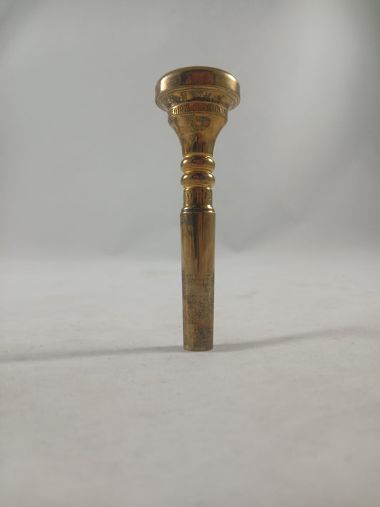 Used Marcinkiewicz Rick Baptist Signature E8 24 throat Gold Plated Trumpet Mouthpiece