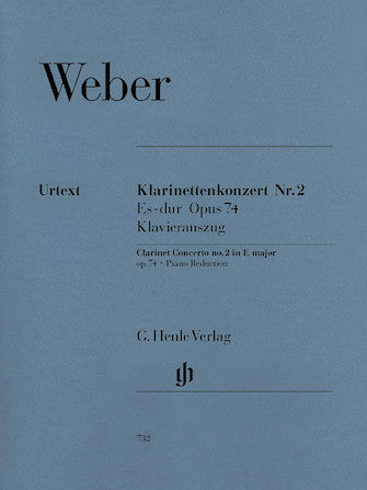 CARL MARIA VON WEBER Clarinet Concerto no. 2 E flat major op. 74