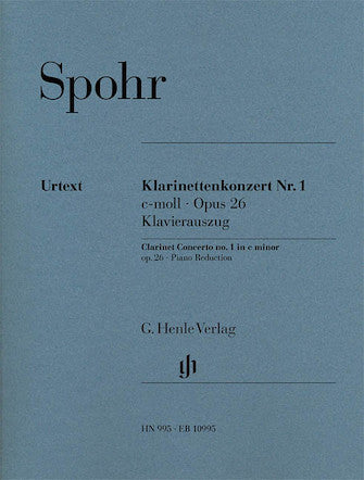 LOUIS SPOHR Clarinet Concerto no. 1 c minor op. 26