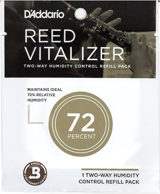 D’Addario Woodwinds Reed Vitalizer Single Refill Pack – 72% Humidity