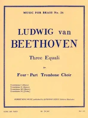 Beethoven — 3 Equali for Trombone Quartet