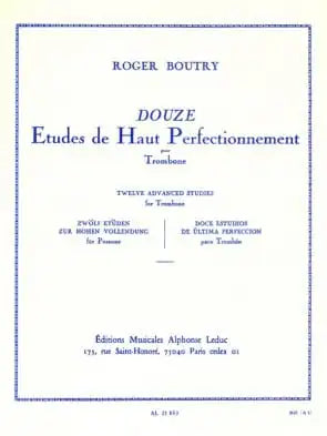 Boutry, Roger – 12 Etudes de Haut Perfectionnement