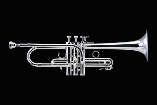Schilke E3L Eb/D Trumpet in Silver