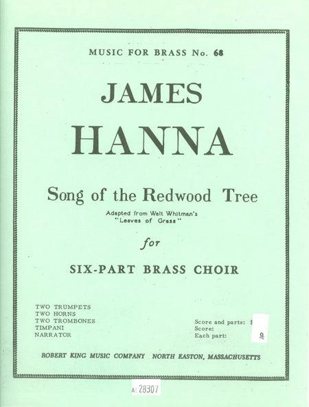 Hanna — Song of the Redwood Tree for Brass Sextet