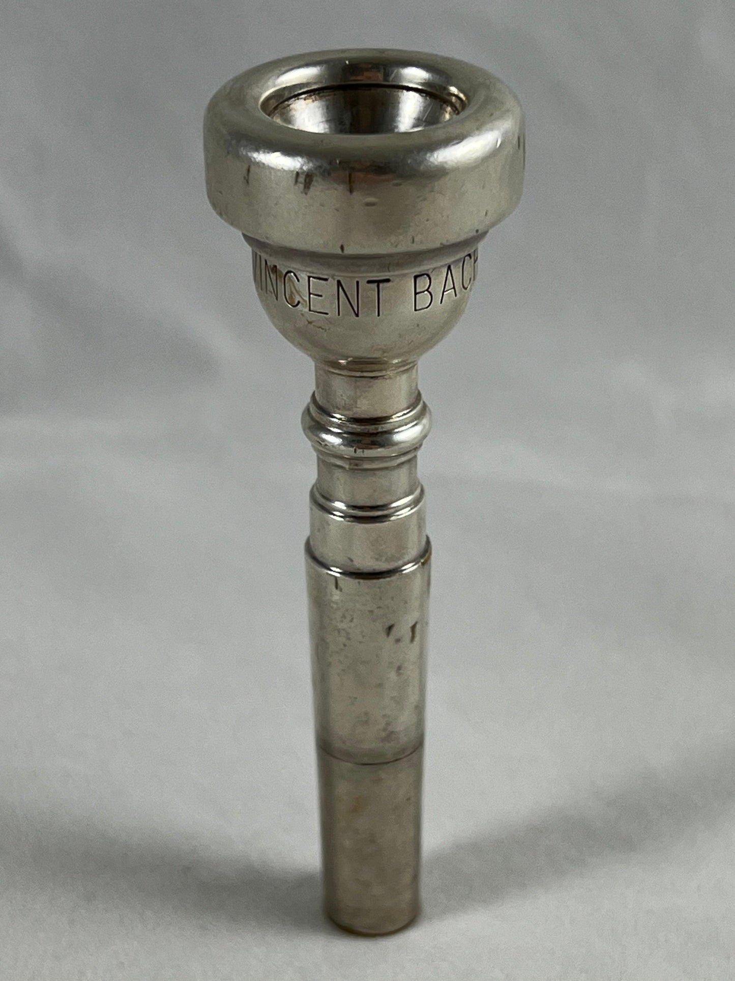 Used Bach 1 1/2B Screw Rim Trumpet Mouthpiece