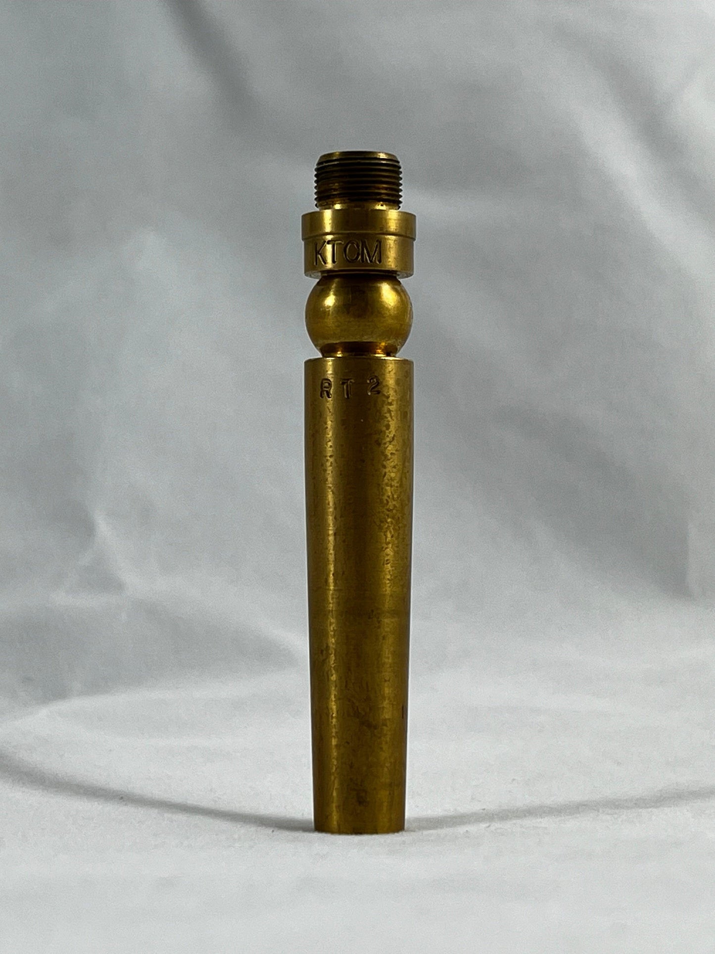 Used Warburton Trumpet Mouthpiece Raw Brass Backbore RT2