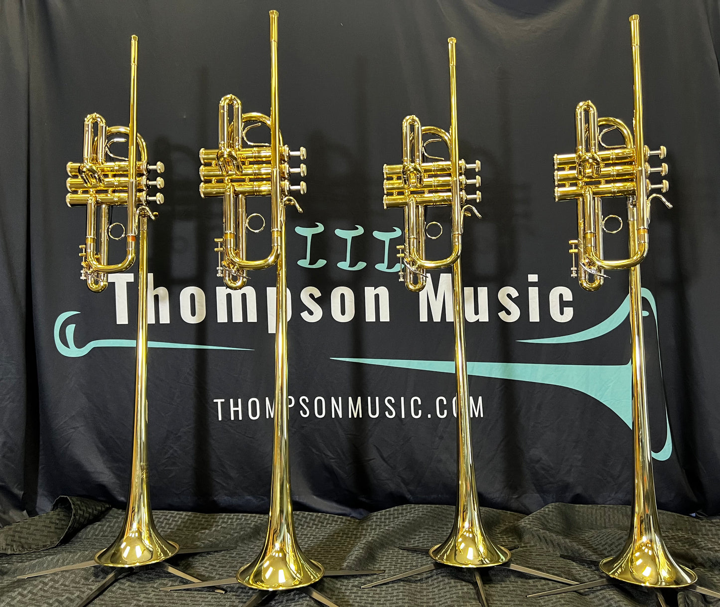 Used Bach Herald Bb Trumpet (s) Set of Four