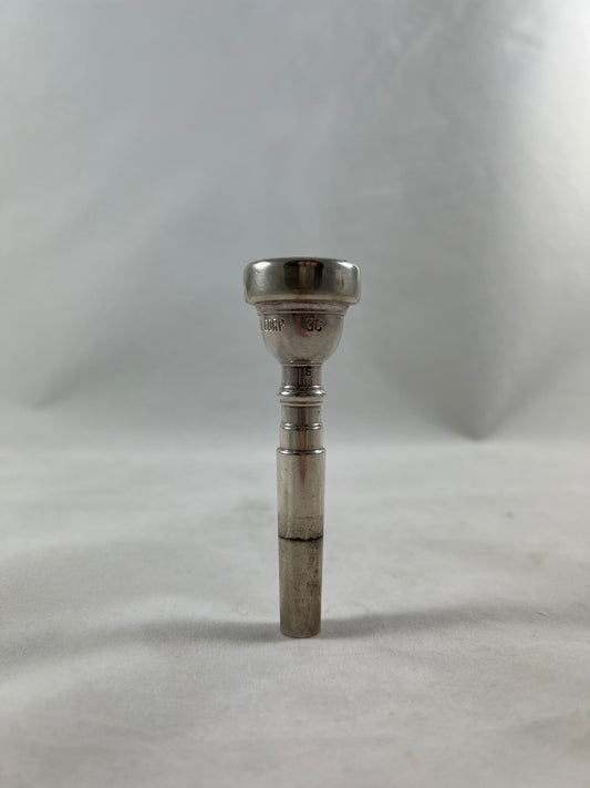 Used Bach Corp 3C 25 Throat Trumpet Mouthpiece