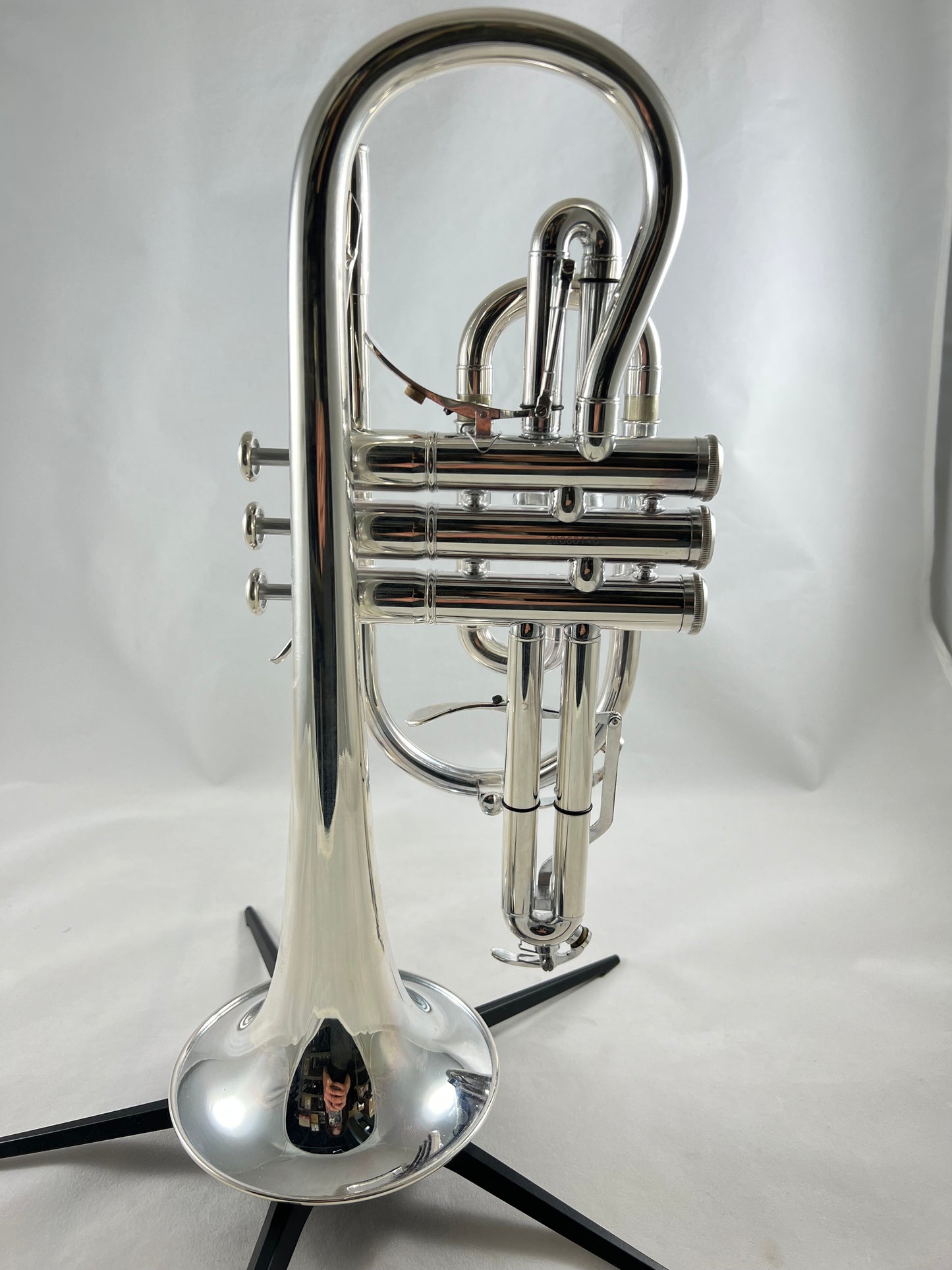 Used ACB Doubler's Dual Trigger Large Bore Shepherd's Crook Cornet SN: 22060140